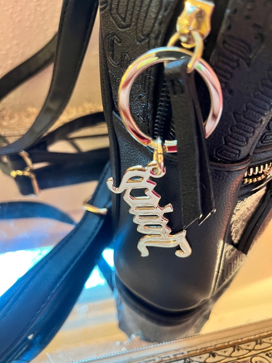 Juicy Couture Black Embossed Logo Mini Backpack main image 5